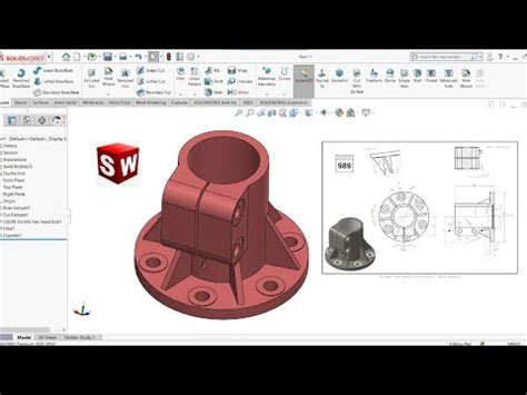 Solidworks Tutorial For Beginners Part 28 Revolve Circular Pattern