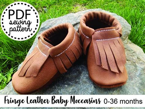 Baby Moccasins Pdf Sewing Pattern And Tutorial Baby Shoe Etsy Baby