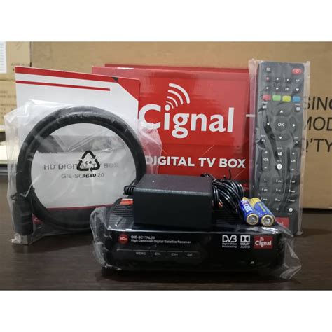 Cignal Hd Prepaid Digital Box Receiver With 1 Month Load Shopee