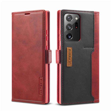 Dteck Case For Samsung Galaxy Note 20 Ultra Leather Wallet Case With Kickstand Cash Slot Card