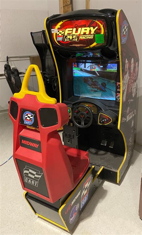 Fury Championship Cart Racing Arcade Game (Working)