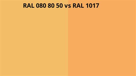 Ral 080 80 50 Vs 1017 Ral Colour Chart Uk