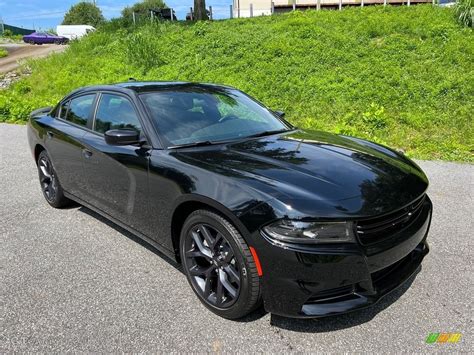 Pitch Black 2023 Dodge Charger SXT Blacktop Exterior Photo 146327744