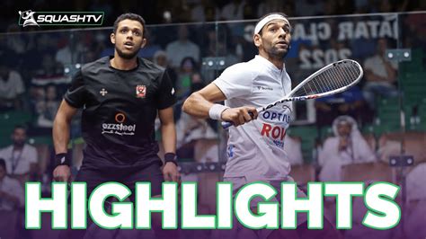 Mostafa Asal Plays His Idol Mohamed Elshorbagy Qterminals Qatar