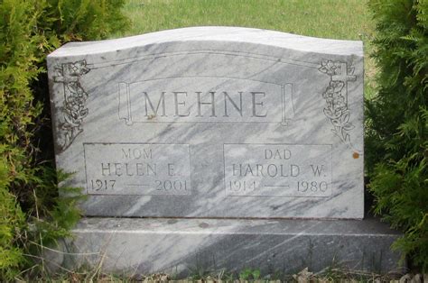 Helen E Jorgensen Mehne Find A Grave Memorial