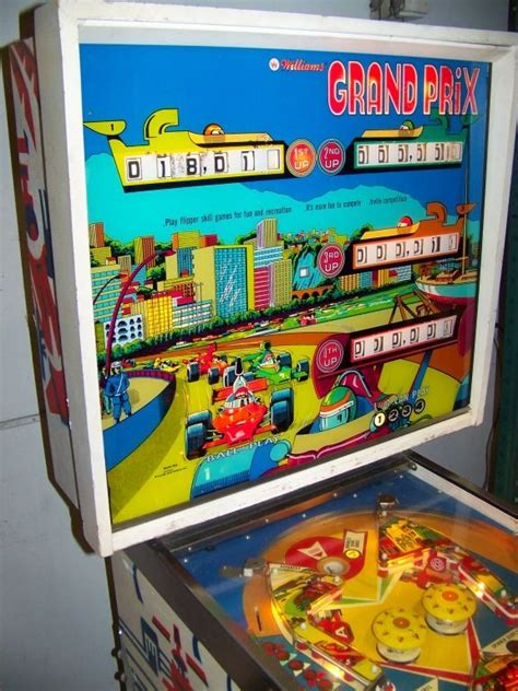 Grand Prix Pinball Machine Williams 1976