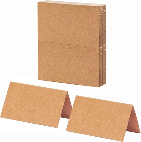 Brown Kraft Place Cards For Table Pcs Wedding Name Place Cards For