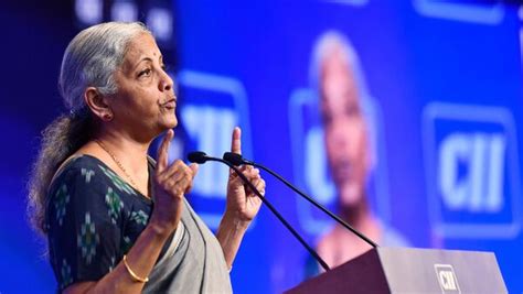 India Needs Greater Sophistication In Manufacturing Says FM Nirmala