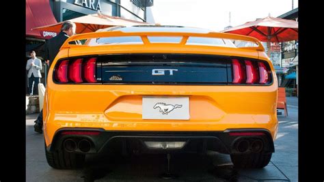 2018 Ford Mustang GT Exhaust Sounds Quiet Sport Track YouTube