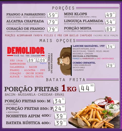 Menu Em Guten Burger Restaurante Pomerode Rua Presidente Costa E Silva