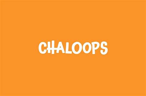 Chaloops Font Freedafonts