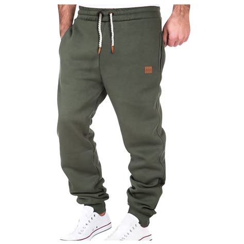 Ydkzymd Cargo Sweatpants For Men Wide Leg Fleece Cinch Bottom