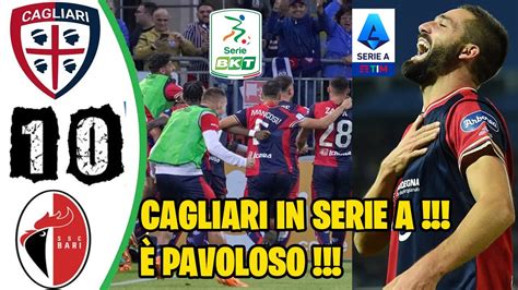 BARI CAGLIARI 0 1 CAGLIARI IN SERIE A PAVOLETTI AL 94 REGALA LA