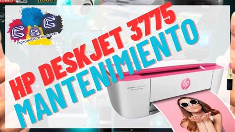 Impresora HP DeskJet 3775 Mantenimiento Desarmado Y Armado MUY BIEN