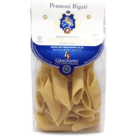 FERDINANDO II PENNONI RIGATI PASTA DI GRAGNANO IGP TRILATA AL BRO