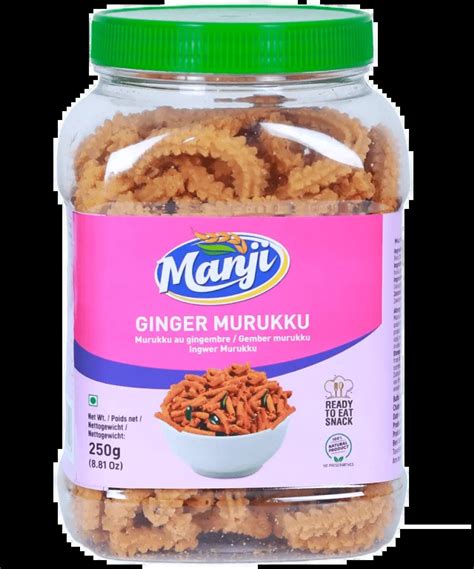 Manji Gember Ginger Murukku 250 G Indian Food Store