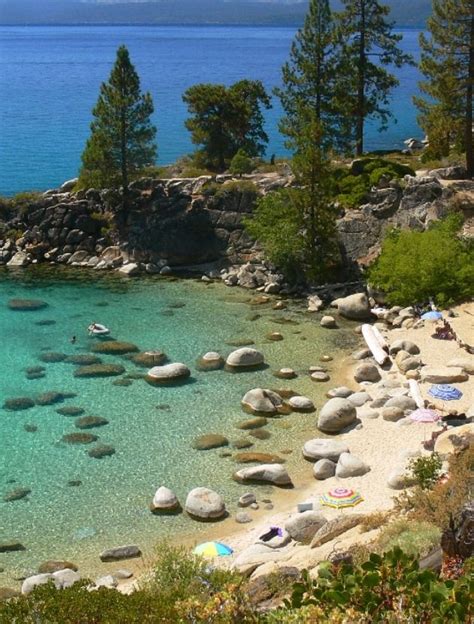 Secret Cove Lake Tahoe Tahoe Beaches Lake Tahoe Nevada Lake Tahoe Ca