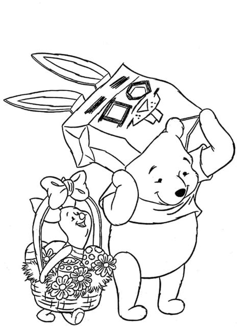 Dibujos De Winnie The Pooh Y Piglet Para Colorear Para Colorear Pintar