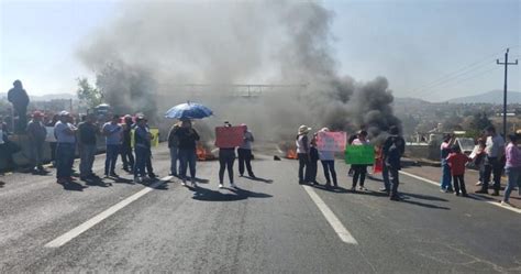 Bloquean la autopista México Puebla para exigir la liberación de Fátima