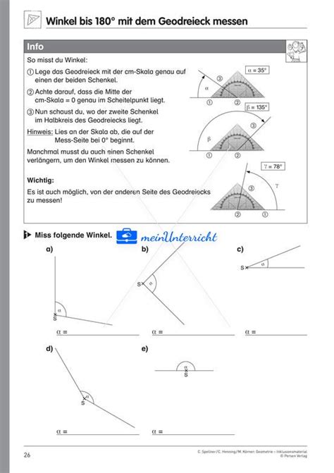 Grundlagen Der Geometrie Teil 1 MeinUnterricht