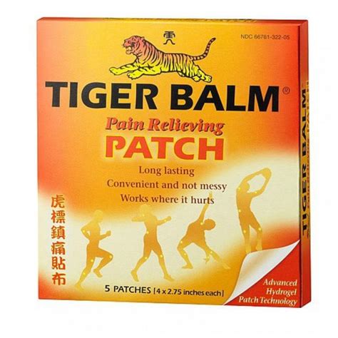 Pain Relieving Patch 5 patches by Tiger Balm