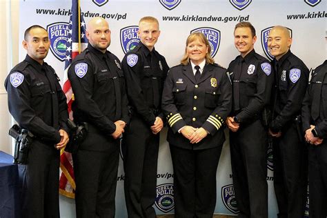 Kirkland Police Department celebrates promotions, service and new ...