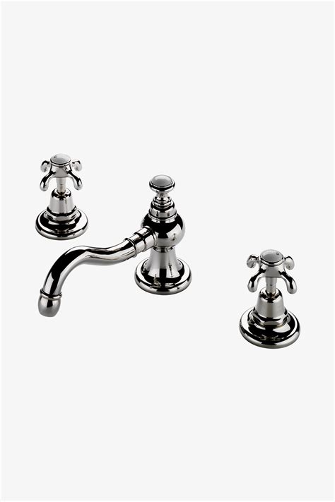 Discover Etoile Low Profile Three Hole Deck Mounted Lavatory Faucet