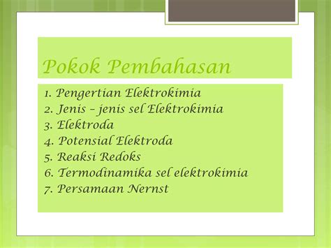 Redoks Elektrokimia Ppt