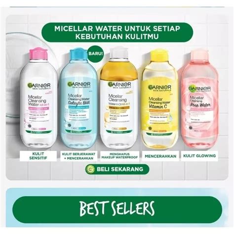 Jual GARNIER MICELLAR CLEANSING WATER PINK ROSE WATER SALICYLIC