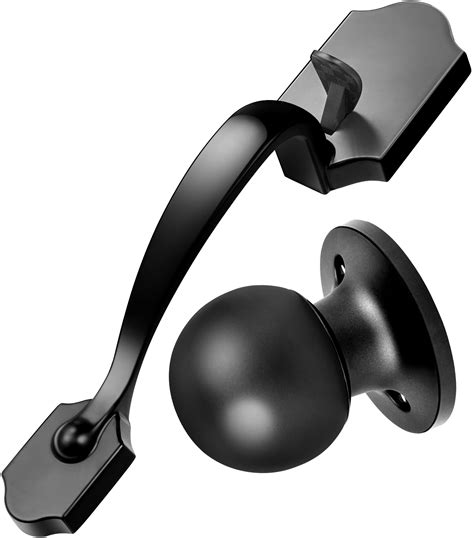 Front Door Handleset Entry Door Handle Set with Cove Knob Lower Half