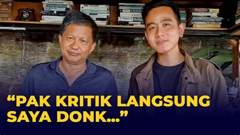 Cerita Wali Kota Solo Gibran Usai Bertemu Rocky Gerung Pak Kritik Saya