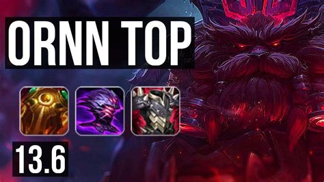 ORNN Vs MALPH TOP Rank 3 Ornn 1 2 9 KR Challenger 13 6 YouTube