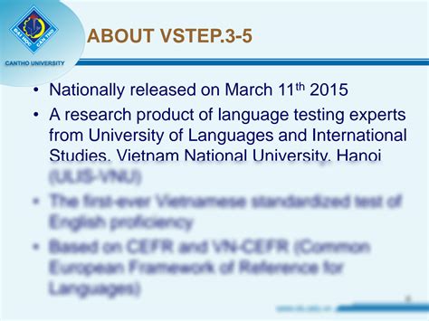 Solution Introduction To Vstep Vietnamese Standardised Test Of English