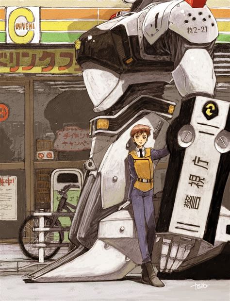 Izumi Noa Av Ingram And Alphonse Kidou Keisatsu Patlabor Drawn