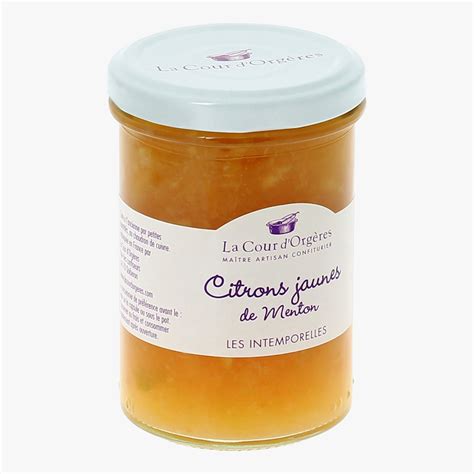 Confiture De Citrons Jaunes La Cour D Org Res