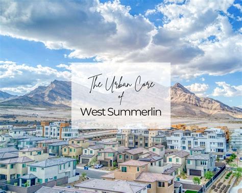 The Urban Core of West Summerlin - Stacy Sheeley Homes