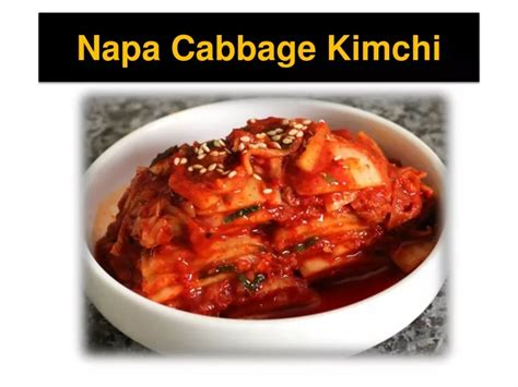 Ppt Napa Cabbage Kimchi Powerpoint Presentation Free Download Id8908386