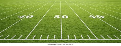 American Football Field Grass Stock Photo 2504179413 | Shutterstock