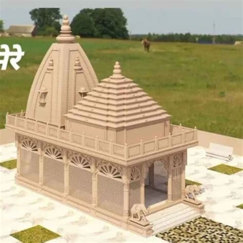 Sandstone Temple Construction Service At 5500 Cubic Feet In Dausa