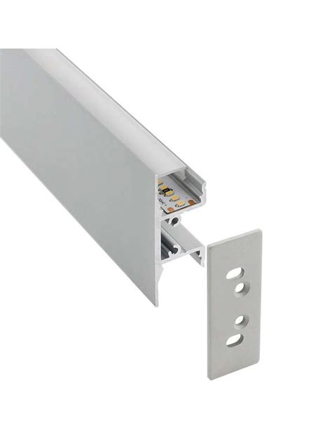 Kit Perfil Aluminio Wall Hos Para Tiras Led Metro