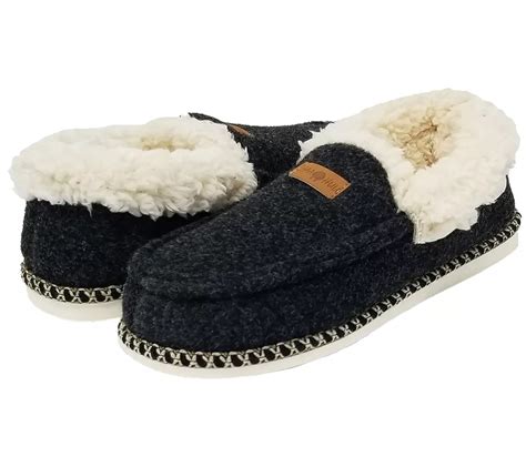 Gaahuu Faux Wool Mocassin Slippers