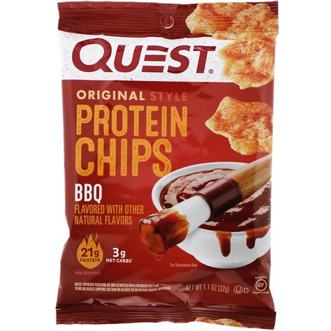 Quest Nutrition Original Style Protein Chips Bbq 12 Pack 11 Oz 32