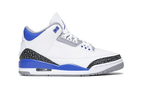 True Blue 3s On Feet