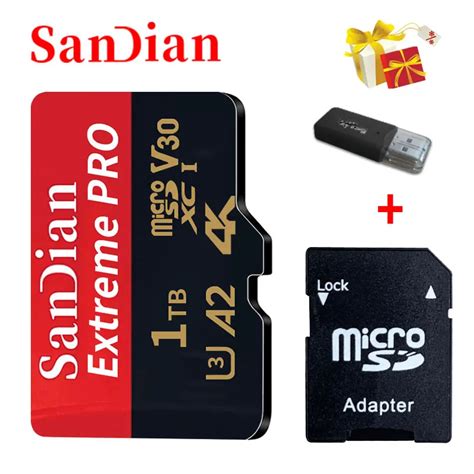 Cartão de Memória Extreme Pro High Speed Cartão Mini SD Micro SD 1TB