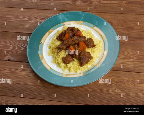 Couscous De Tajine D Agneau Marocaine Banque De Photographies Et D