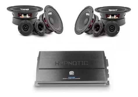 Paquete Amplificador Hypnotic Ch Set De Medios Ds Meses Sin Inter S