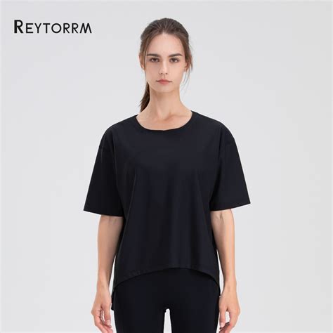 Jual Reytorrm Kaos Sport Baju Lengan Pendek Wanita Olahraga Gym Yoga T