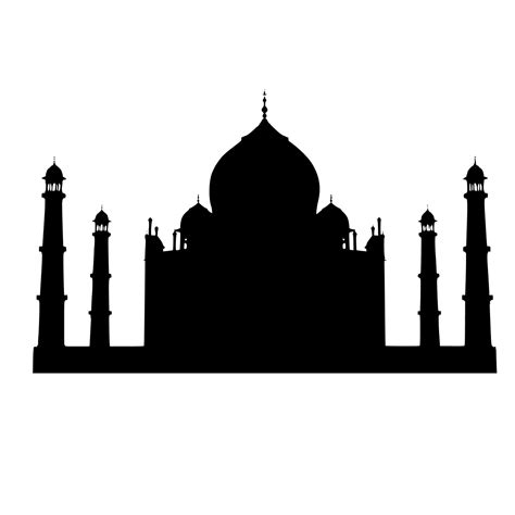 Gambar Taj Mahal Bayangan Hitam Mughal India Agra Indian Agama