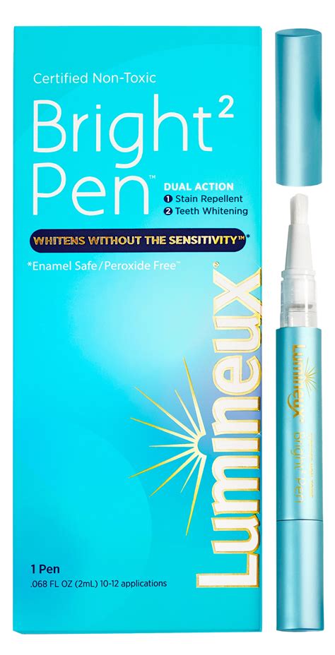 Lumineux Teeth Whitening Dual Action Stain Repellant Bright Pens