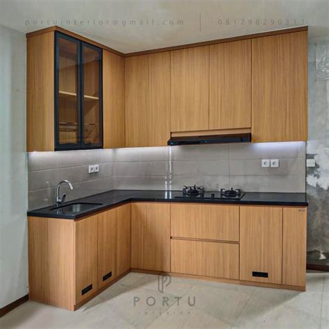 Model Kitchen Set Minimalis Motif Kayu Gandaria Utara Kebayoran Baru